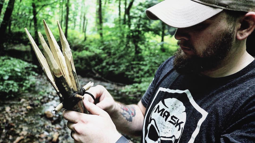 How To Make The 4 Pronged Primitive Fishing Spear