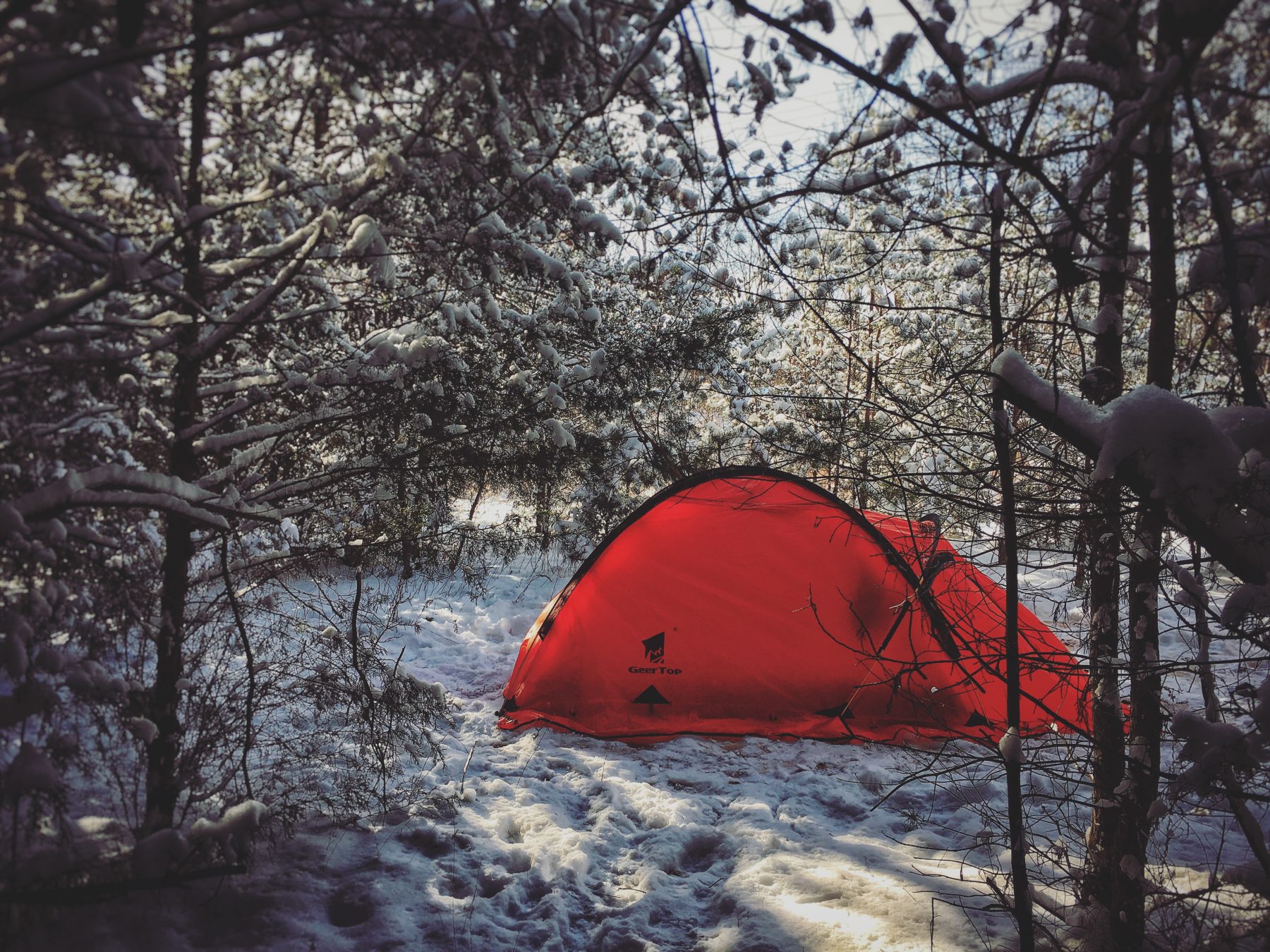 GEERTOP – 2 Person 4 Season Tent For Backpacking & Camping