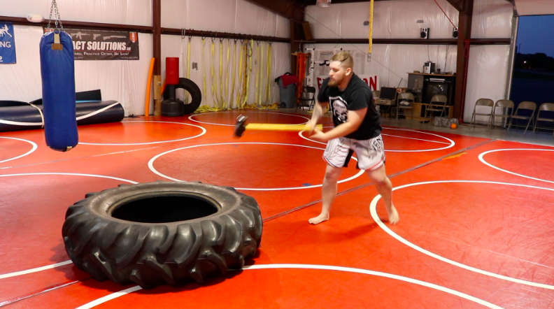 Sledgehammer workout