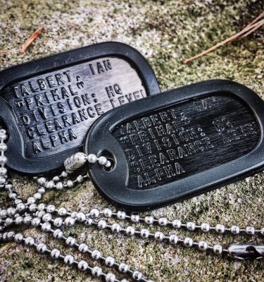 Customized Warrior Tribe Member Dog Tags w/ Silencers